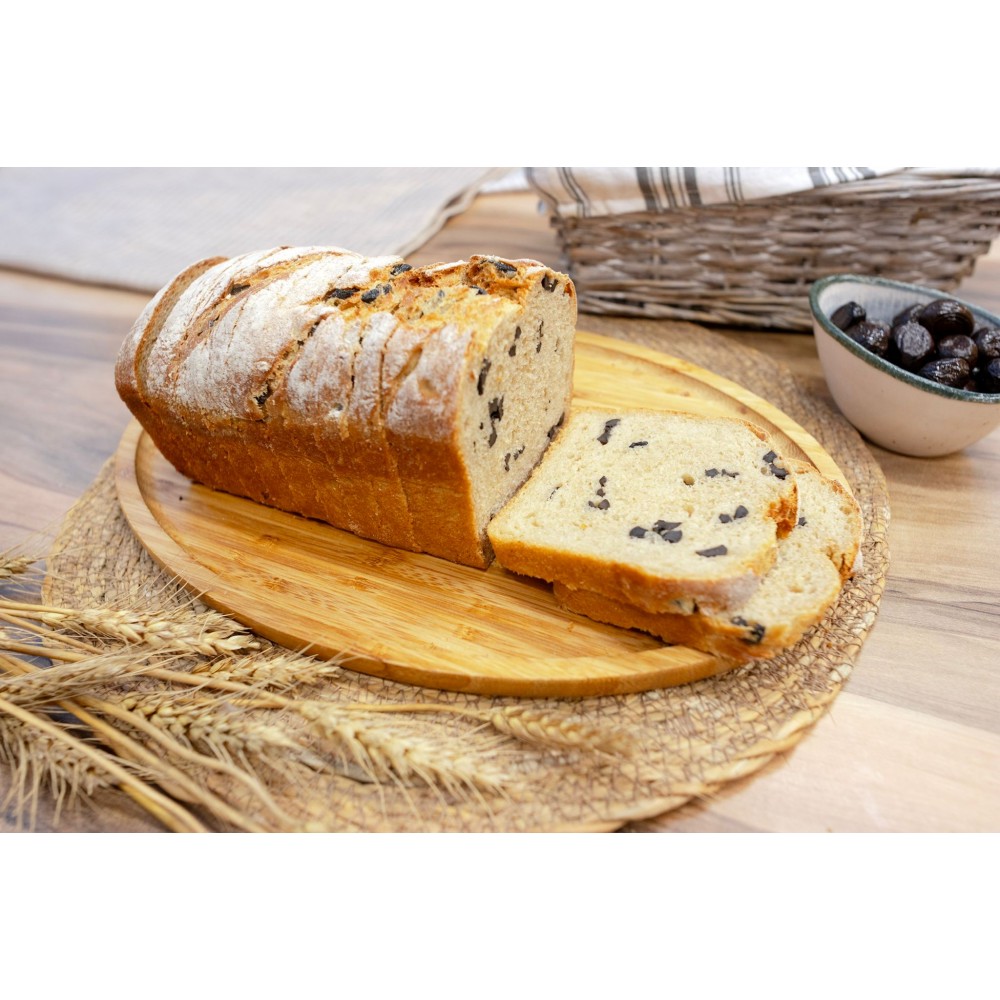 %100 Ekşi Mayalı Zeytinli Tam Buğday Çavdar Baton Ekmek 950 gram %100 Ekşi Mayalı Zeytinli Tam Buğday Çavdar Baton Ekmek 950 gram